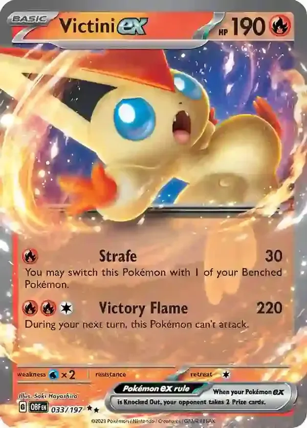 Obsidian Flames  033/197 Victini Ex
