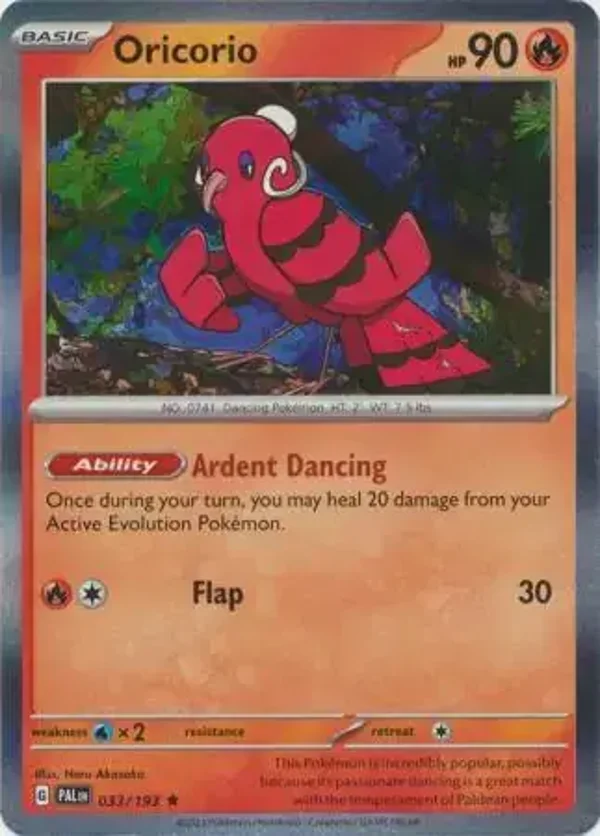 Paldea Evolved  033/193 Oricorio