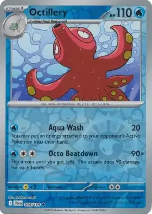 Journey Together  034/159 Octillery Rev Holo