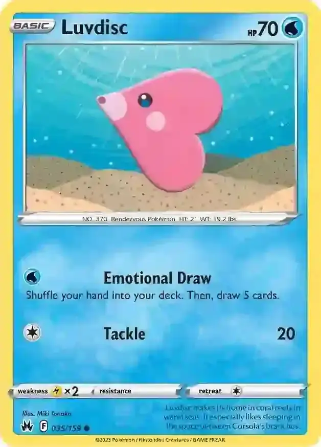 Crown Zenith  035/159 Luvdisc