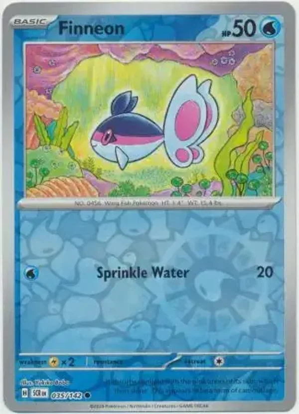 Stellar Crown  035/142 Finneon Rev Holo