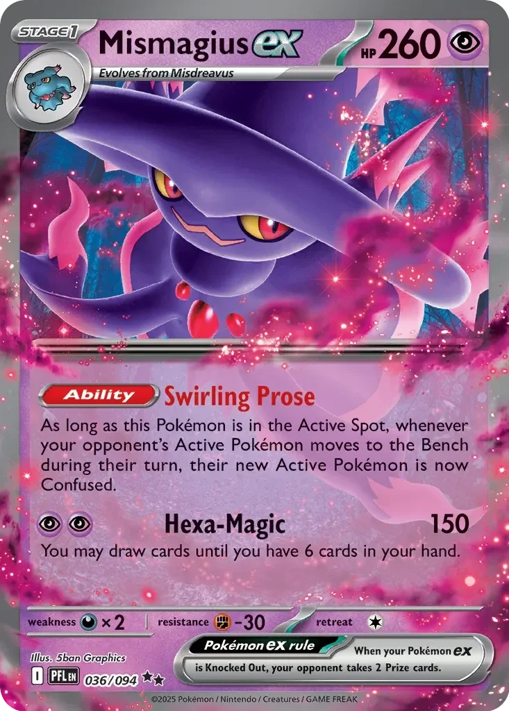 Phantasmal Flames  036/094 Mismagius Ex