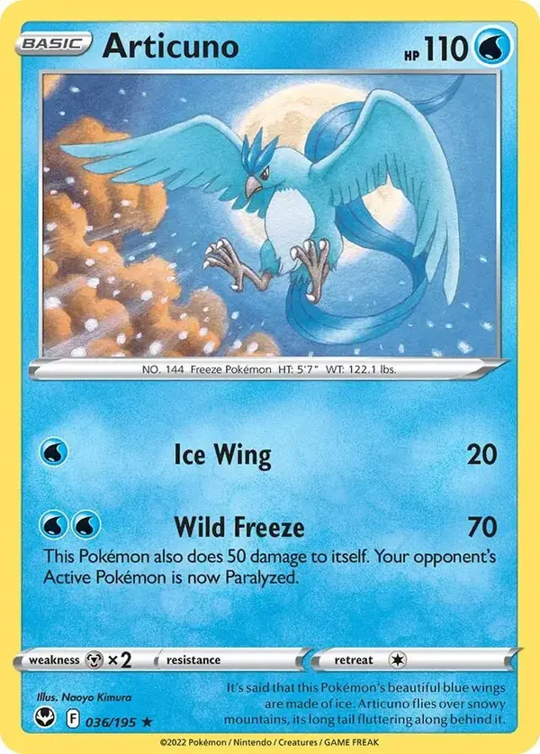 Silver Tempest  036/195 Articuno