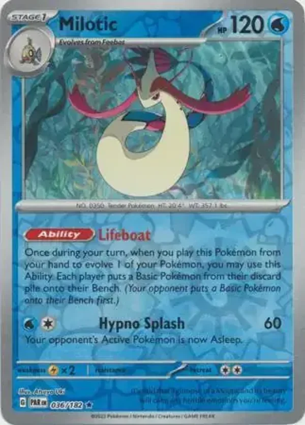 Paradox Rift  036/182 Milotic Rev Holo
