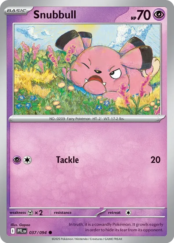 Phantasmal Flames  037/094 Snubbull