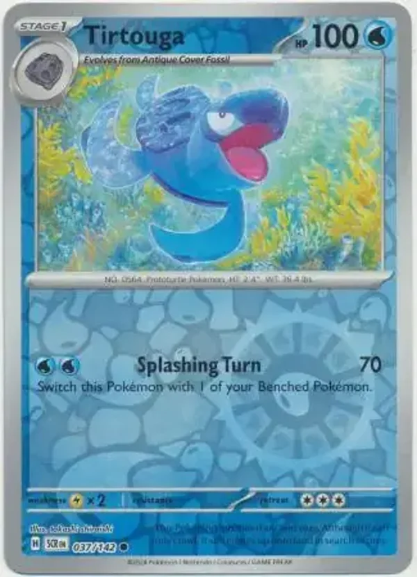 Stellar Crown  037/142 Tirtouga Rev Holo