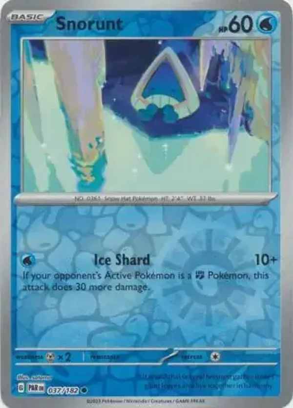 Paradox Rift  037/182 Snorunt Rev Holo