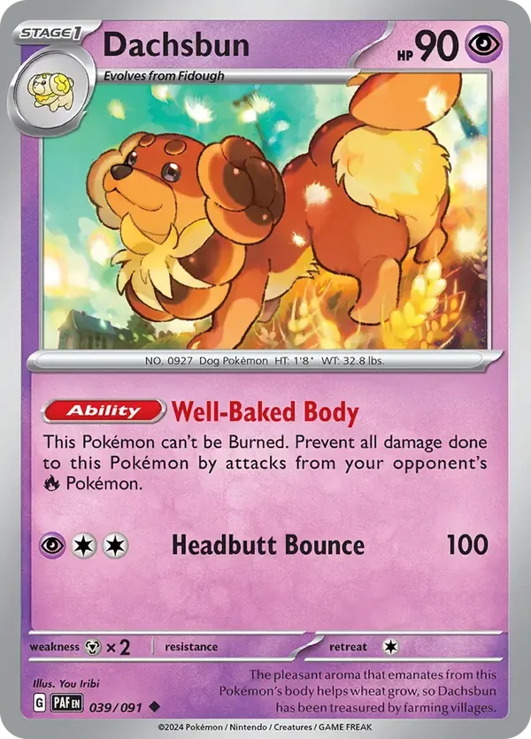 Paldean Fates  039/091 Dachsbun