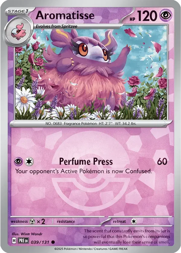 Prismatic Evolutions  039/131 Aromatisse Poke Ball