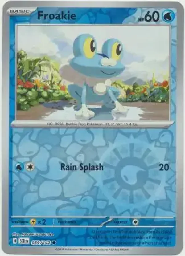 Stellar Crown  039/142 Froakie Rev Holo