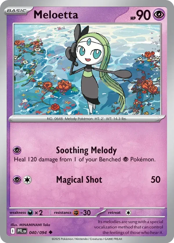 Phantasmal Flames  040/094 Meloetta