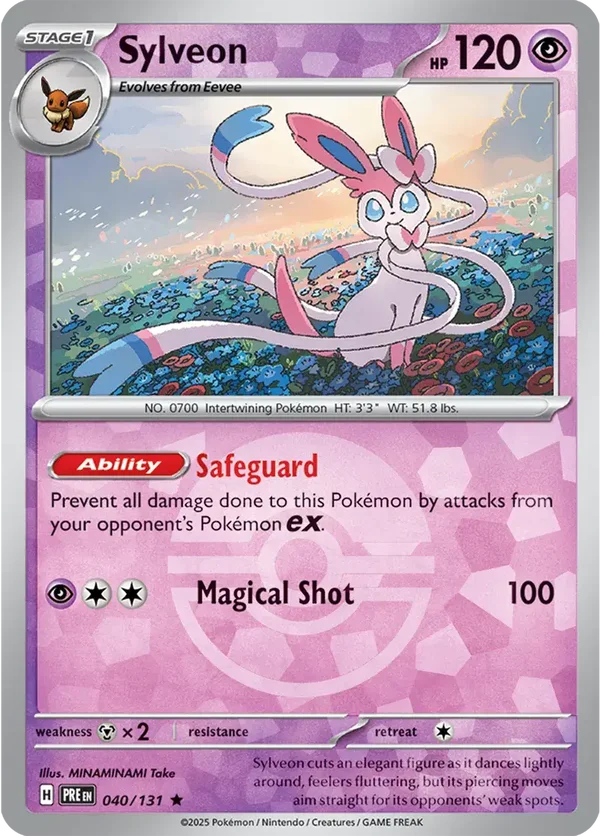 Prismatic Evolutions  040/131 Sylveon Poke Ball