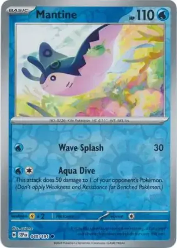 Surging Sparks  040/191 Mantine Rev Holo