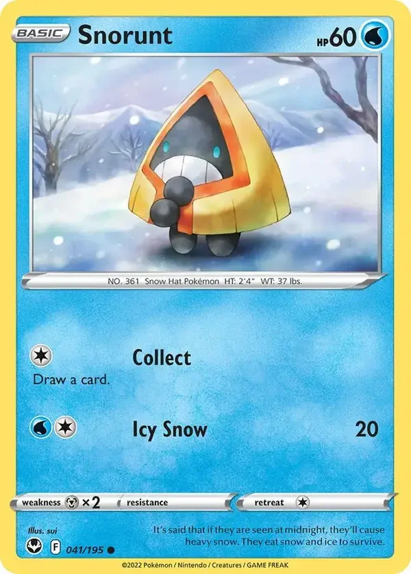Silver Tempest  041/195 Snorunt