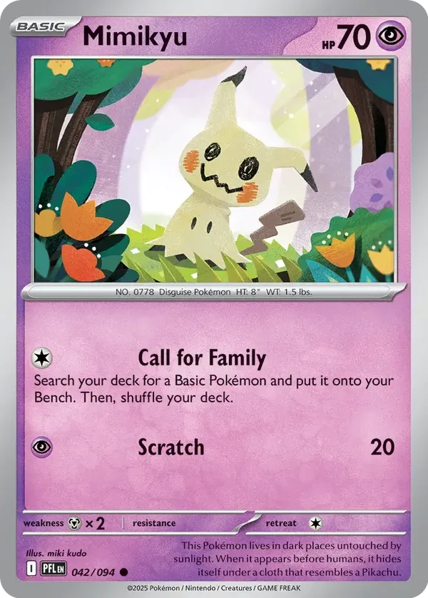 Phantasmal Flames  042/094 Mimikyu