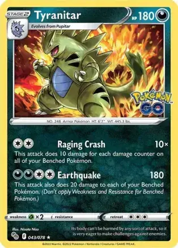 Pokemon Go  043/078 Tyranitar