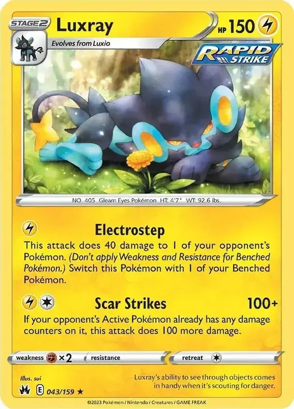 Crown Zenith  043/159 Luxray