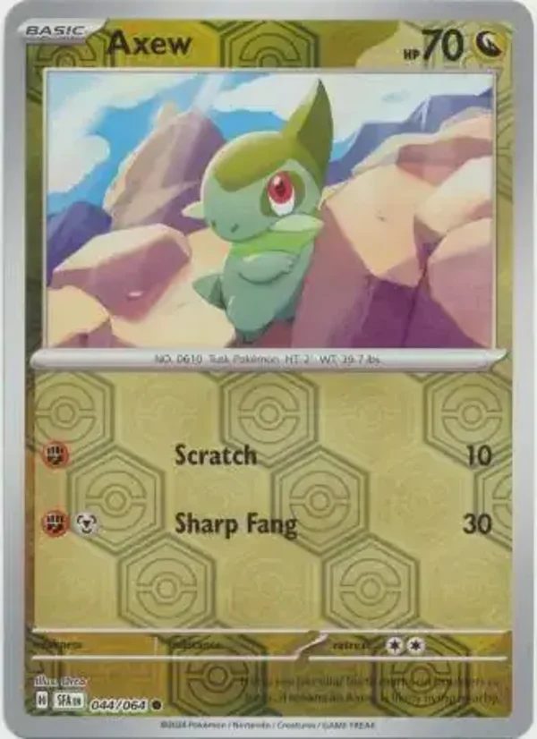 Shrouded Fable  044/064 Axew Rev Holo