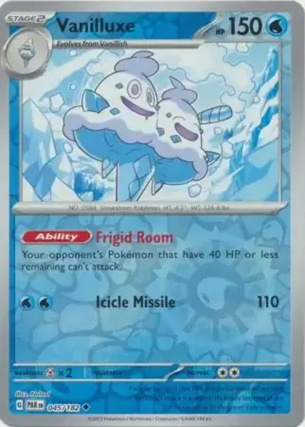 Paradox Rift  045/182 Vanilluxe Rev Holo