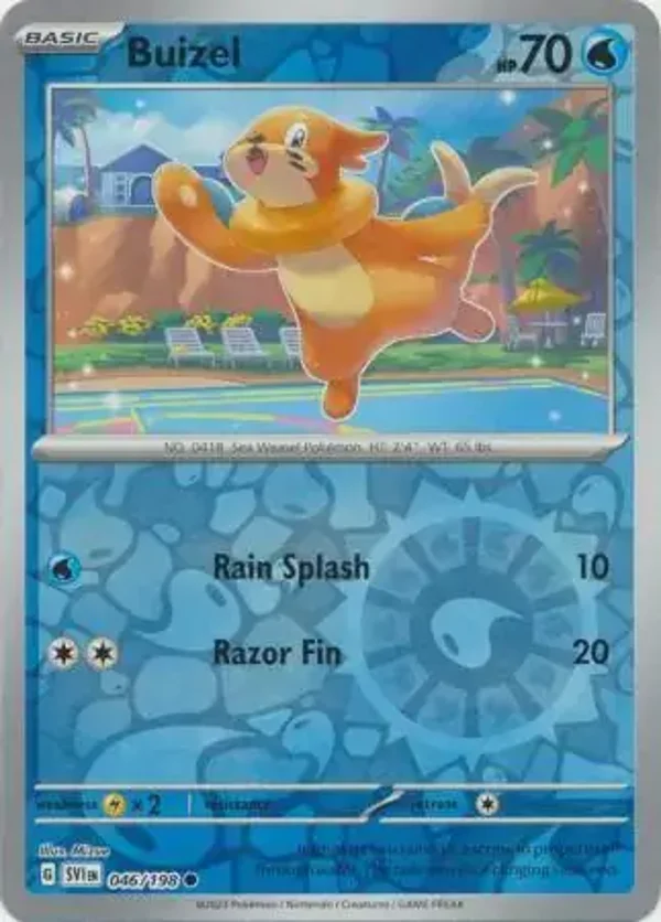 Scarlet & Violet  046/198 Buizel Rev Holo