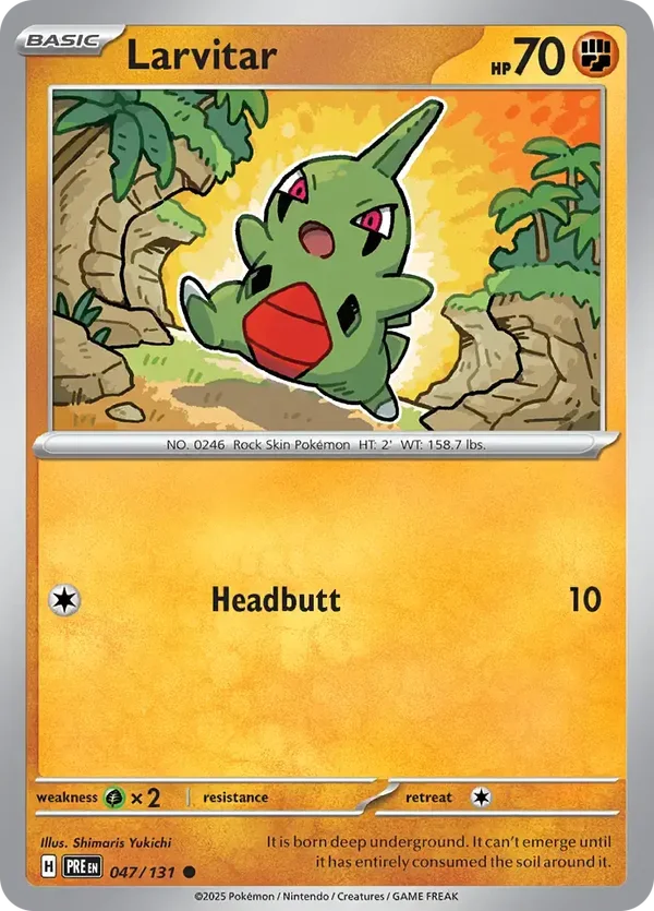 Prismatic Evolutions  047/131 Larvitar