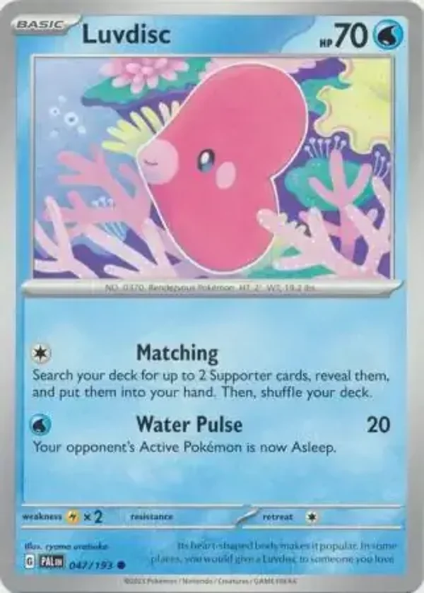 Paldea Evolved  047/193 Luvdisc