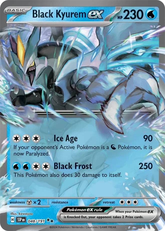 Surging Sparks  048/191 Black Kyurem Ex