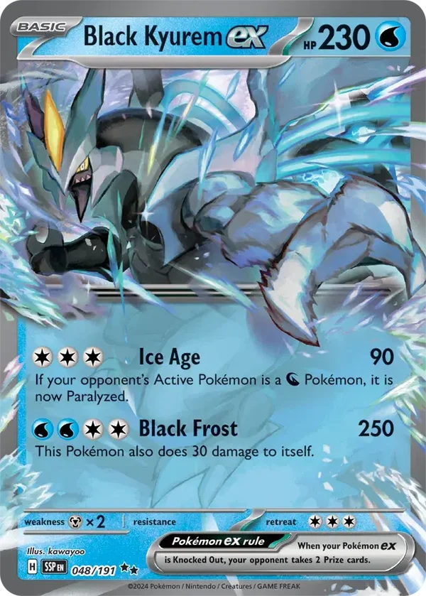 Surging Sparks  048/191 Black Kyurem Ex