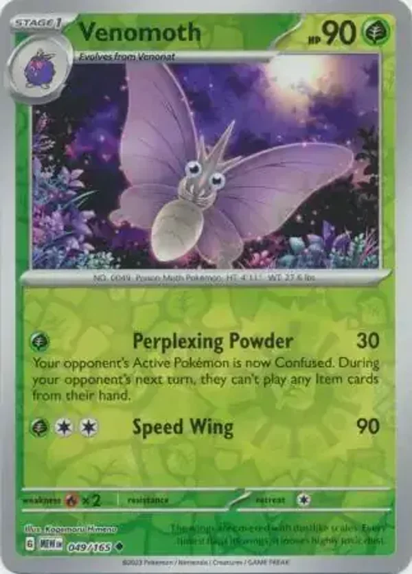 151  049/165 Venomoth Rev Holo