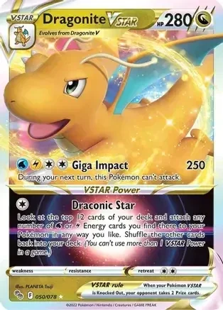 Pokemon Go  050/078 Dragonite Vstar