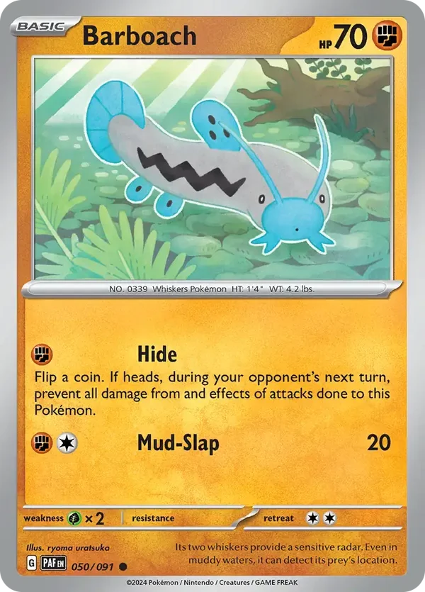 Paldean Fates  050/091 Barboach