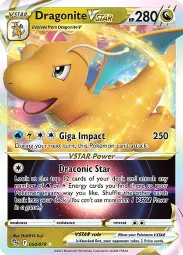 Pokemon Go  050/078 Dragonite Vstar