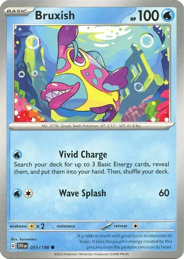 Scarlet & Violet  051/198 Bruxish