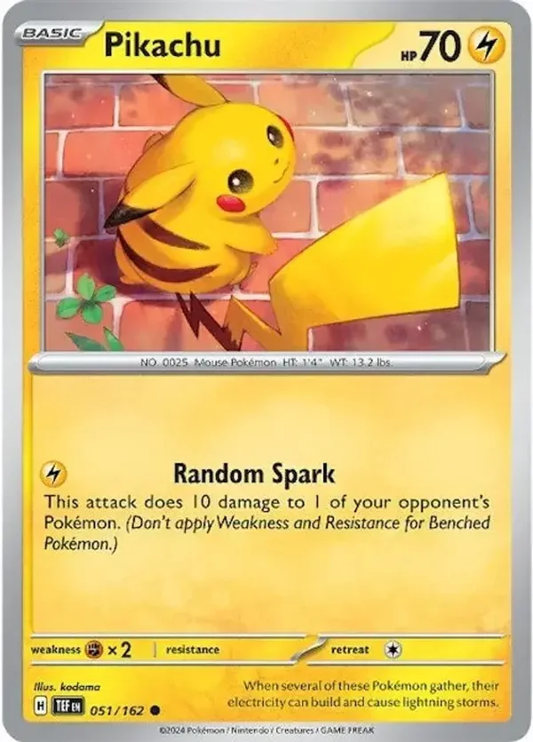 Temporal Forces  051/162 Pikachu