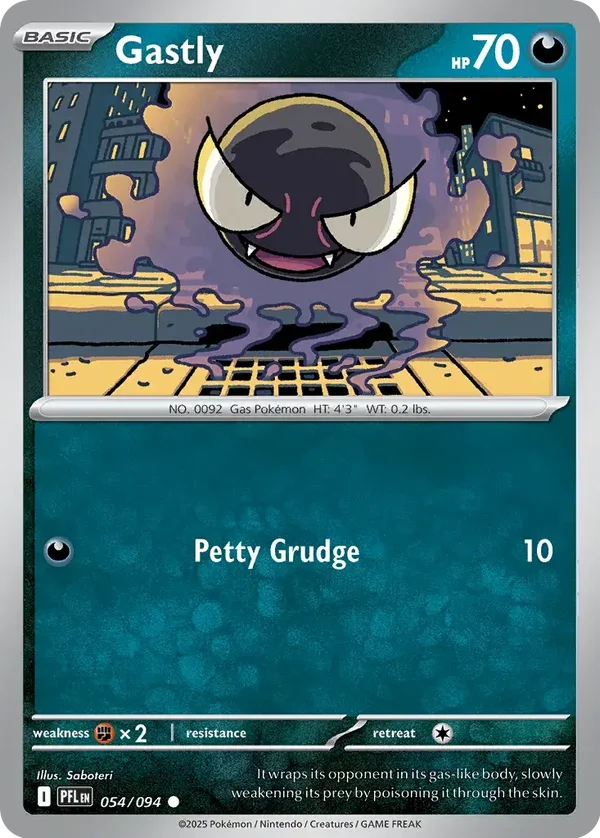 Phantasmal Flames  054/094 Gastly