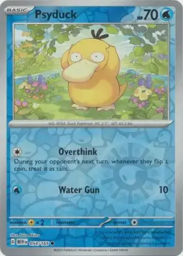 151  054/165 Psyduck Rev Holo