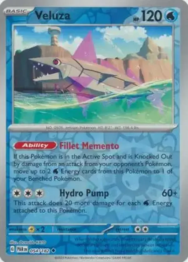 Paradox Rift  054/182 Veluza Rev Holo