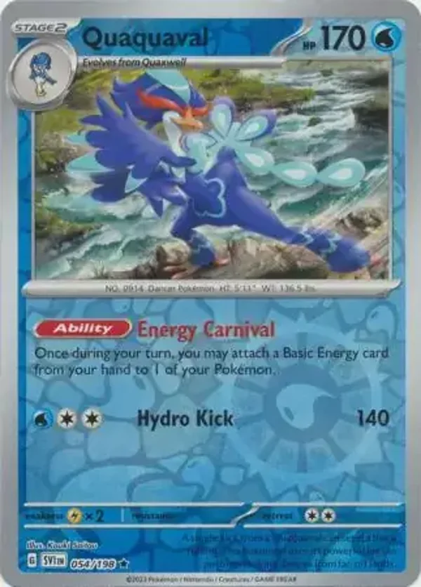 Scarlet & Violet  054/198 Quaquaval Rev Holo