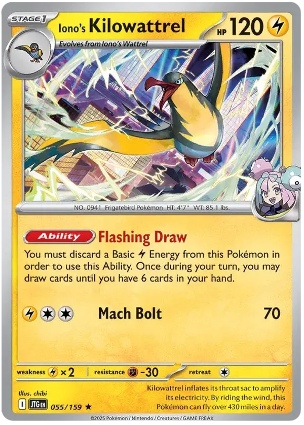 Journey Together  055/159 Iono's Kilowattrel