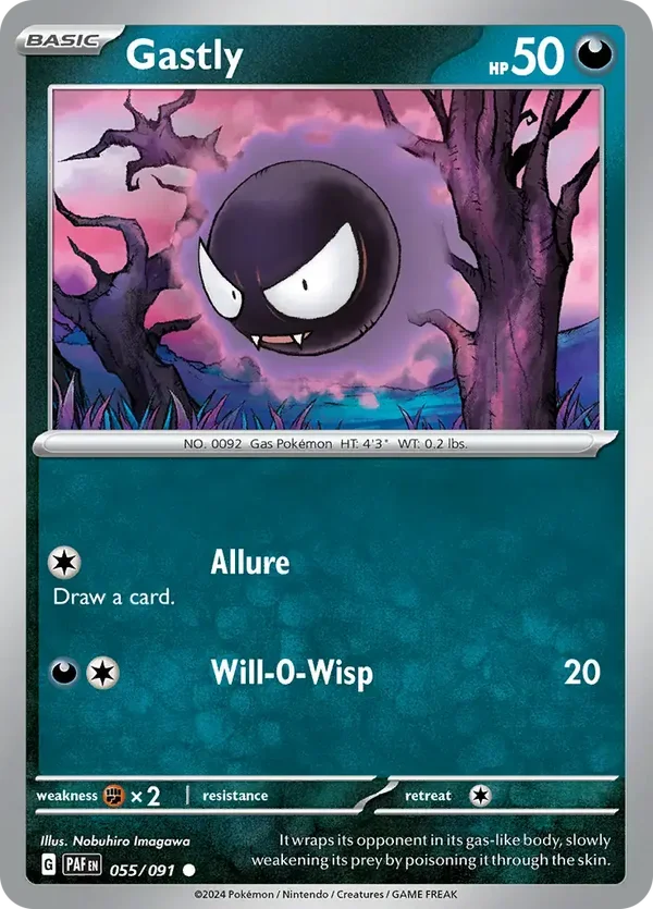Paldean Fates  055/091 Gastly