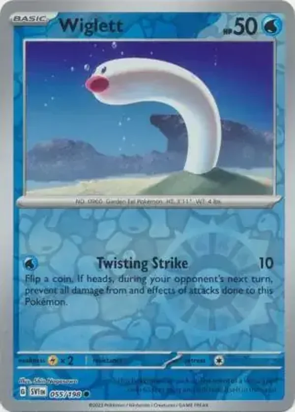 Scarlet & Violet  055/198 Wiglett Rev Holo
