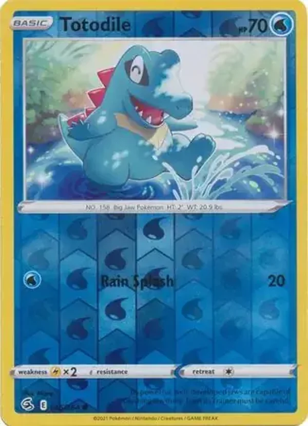 Fusion Strike  055/264 Totodile Rev Holo