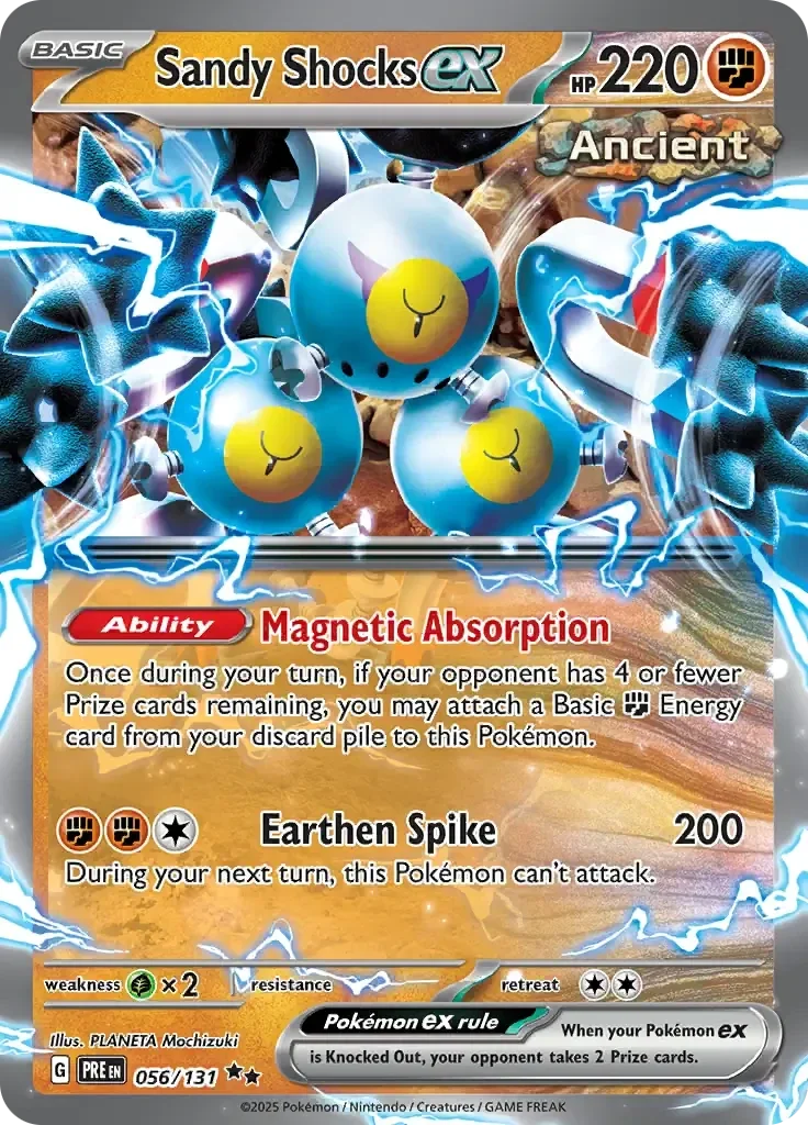 Prismatic Evolutions  056/131 Sandy Shocks Ex