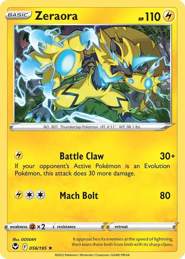 Silver Tempest  056/195 Zeraora