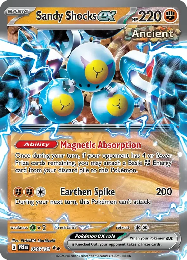 Prismatic Evolutions  056/131 Sandy Shocks Ex