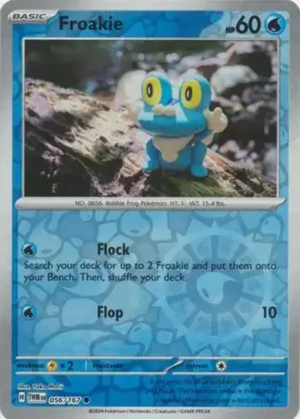Twilight Masquerade  056/167 Froakie Rev Holo