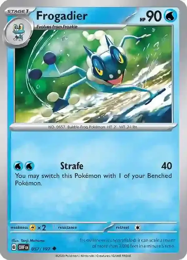 Obsidian Flames  057/197 Frogadier