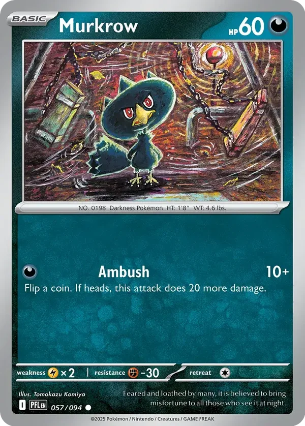 Phantasmal Flames  057/094 Murkrow