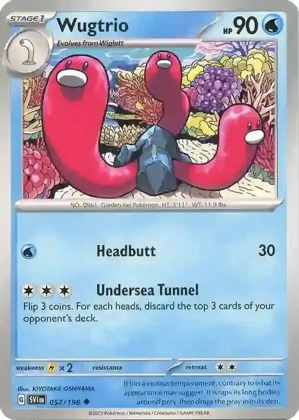 Scarlet & Violet  057/198 Wugtrio