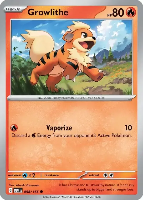 151  058/165 Growlithe